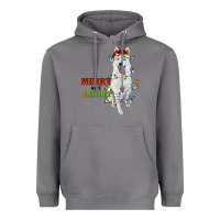 Storm merry and bright white shepherd Heavyweight Hoodie - RanaPortraitStore