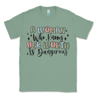 Sage a woman who knows her worth is dangerous Classic Tee - MaliasSmallBusiness