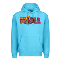 Ocean Blue mama our lady of guadalupe Premium Hoodie - Artiststas
