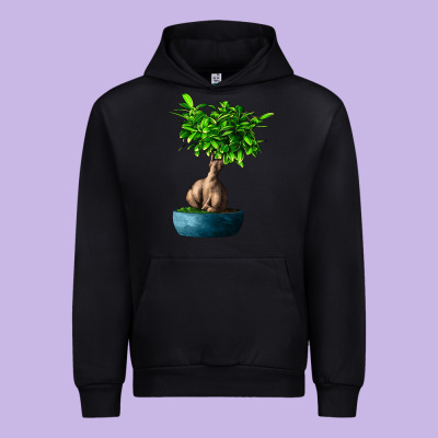 Ficus Ginsenge Urban Hoodie Designed By Lillyallendesigns