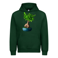 Forest Green Ficus Ginsenge Urban Hoodie - LillyAllenDesigns