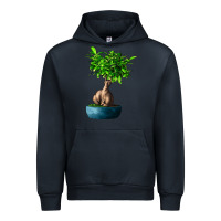 Navy Ficus Ginsenge Urban Hoodie - LillyAllenDesigns