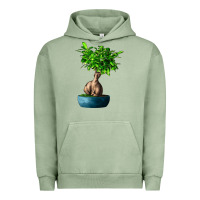 Pigment Oil Green Ficus Ginsenge Urban Hoodie - LillyAllenDesigns