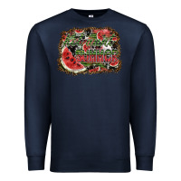 Navy hot aunt summer Premium Sweatshirt - SublimationCraftShop