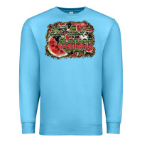 Ocean Blue hot aunt summer Premium Sweatshirt - SublimationCraftShop