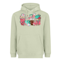 Matcha nurse coffee cups Heavyweight Hoodie - texasbilliewilder