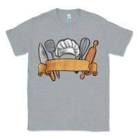 Heather Grey customized chef tools Classic Tee - MaliasSmallBusiness