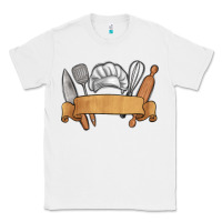 White customized chef tools Classic Tee - MaliasSmallBusiness