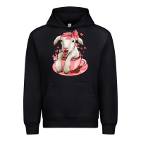 Foreset Green valentines day lamb Urban Hoodie - Jasminsmagicworld