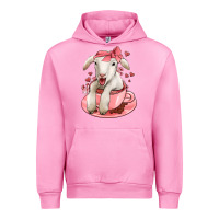 Fuchsia Pink valentines day lamb Urban Hoodie - Jasminsmagicworld