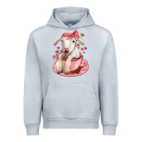 Heather Grey valentines day lamb Urban Hoodie - Jasminsmagicworld