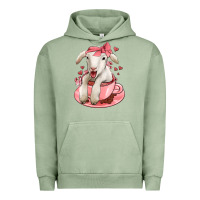 Pigment Oil Green valentines day lamb Urban Hoodie - Jasminsmagicworld
