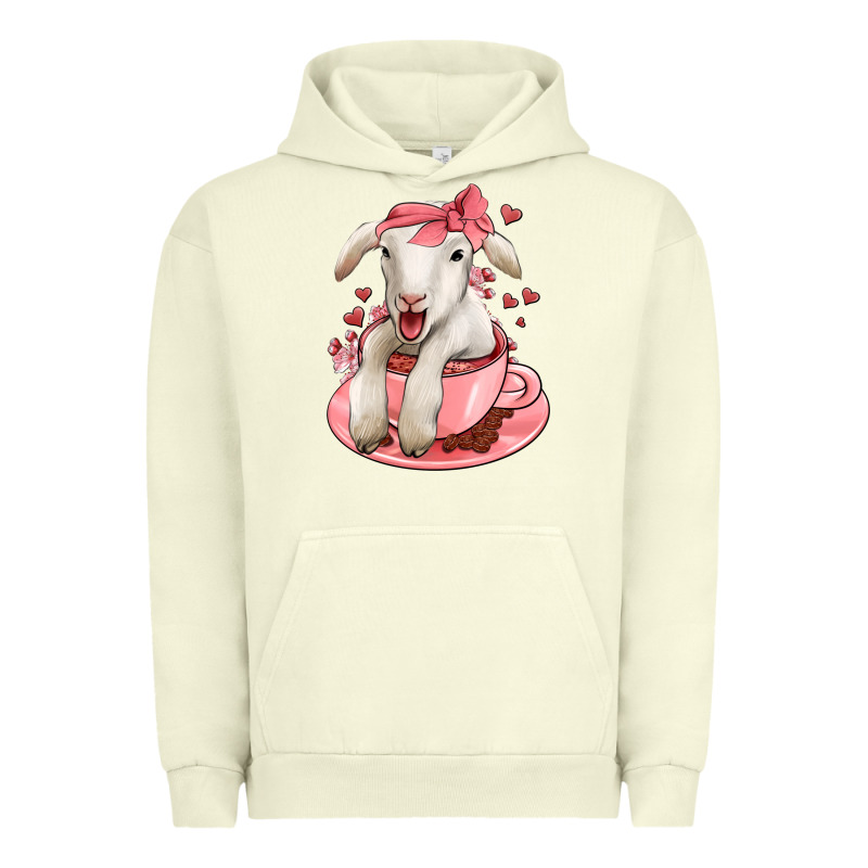 Valentines Day Lamb Urban Hoodie by Jasminsmagicworld | Teevron