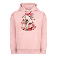 Pigment Salmon valentines day lamb Urban Hoodie - Jasminsmagicworld