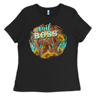 Black nail boss Ladies Tee - BarkalooDesign