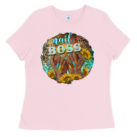 Bubblegum Pink nail boss Ladies Tee - BarkalooDesign