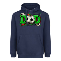 Navy dad soccer Heavyweight Hoodie - Zillion Design Studio