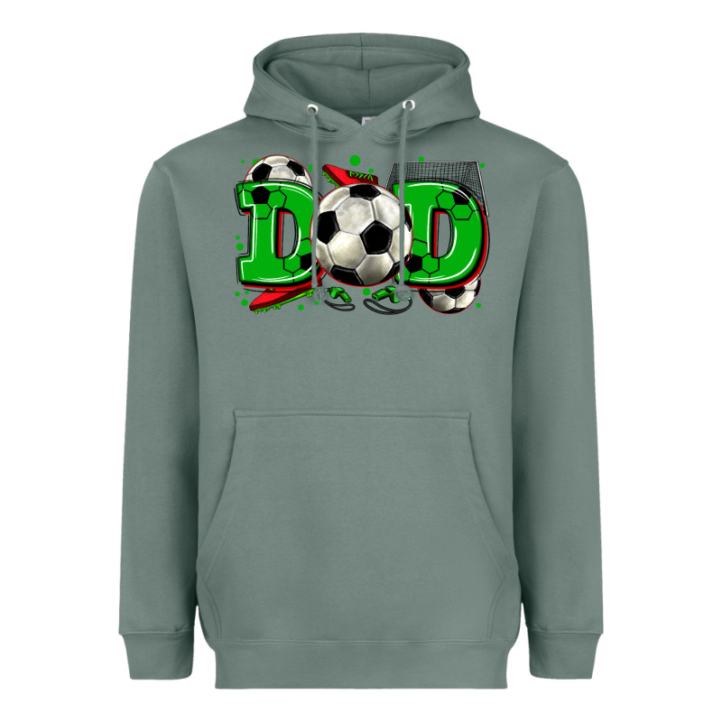 Dad Soccer Heavyweight Hoodie by Zillion Design Studio | Teevron