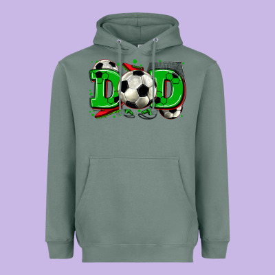 Dad Soccer Heavyweight Hoodie Designed By Zillion Design Studio