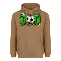 Toasted Coconut dad soccer Heavyweight Hoodie - Zillion Design Studio