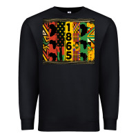 Black juneteenth 1865 tumbler Premium Sweatshirt - HRA Design Shop