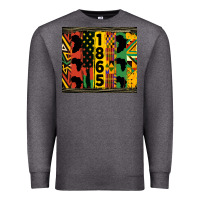 Charcoal Heather juneteenth 1865 tumbler Premium Sweatshirt - HRA Design Shop