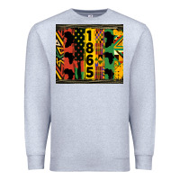 Heather Grey juneteenth 1865 tumbler Premium Sweatshirt - HRA Design Shop