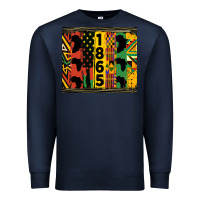 Navy juneteenth 1865 tumbler Premium Sweatshirt - HRA Design Shop