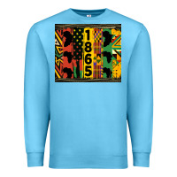 Ocean Blue juneteenth 1865 tumbler Premium Sweatshirt - HRA Design Shop