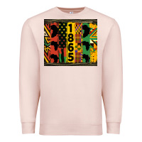 Pale Pink juneteenth 1865 tumbler Premium Sweatshirt - HRA Design Shop