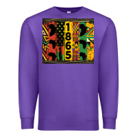 Purple juneteenth 1865 tumbler Premium Sweatshirt - HRA Design Shop