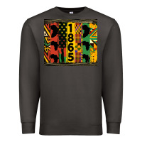 Smoke juneteenth 1865 tumbler Premium Sweatshirt - HRA Design Shop