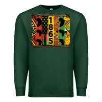 Sports Green juneteenth 1865 tumbler Premium Sweatshirt - HRA Design Shop