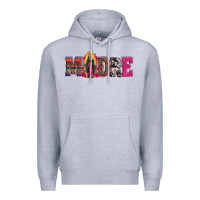 Heather Grey madre our lady of guadalupe Premium Hoodie - Artiststas