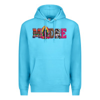 Ocean Blue madre our lady of guadalupe Premium Hoodie - Artiststas