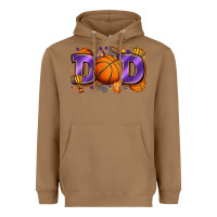 Toasted Coconut dad basketball Heavyweight Hoodie - Zillion Design Studio