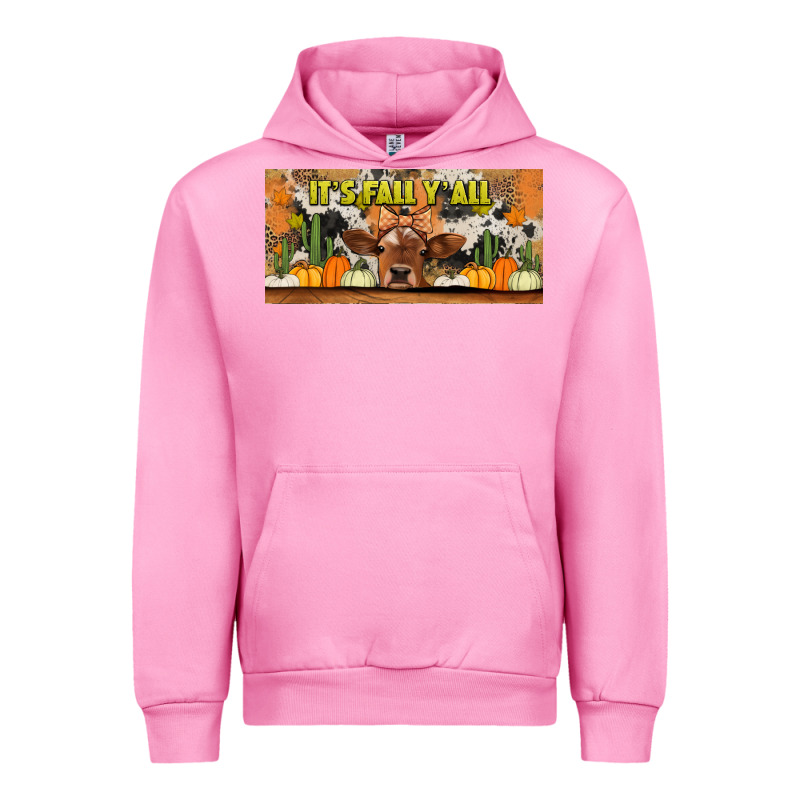 It's Fall Y'all Cow Urban Hoodie by Jasminsmagicworld | Teevron