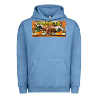 Pigment Pebble Blue it's fall y'all cow Urban Hoodie - Jasminsmagicworld