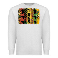 Oatmeal Heather juneteenth brush stroke 2 Premium Sweatshirt - HRA Design Shop