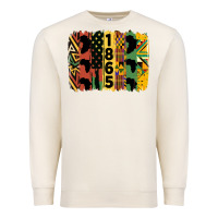 Sandshell juneteenth brush stroke 2 Premium Sweatshirt - HRA Design Shop