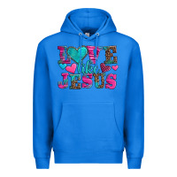True Royal love like jesus valentine's day Premium Hoodie - AdoDesignShop