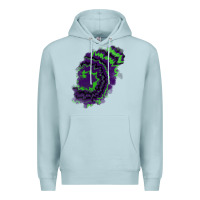 Blue Mist tie dye patch Premium Hoodie - RanaPortraitStore
