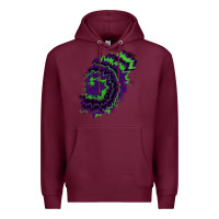 Burgundy tie dye patch Premium Hoodie - RanaPortraitStore