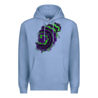 Colony Blue tie dye patch Premium Hoodie - RanaPortraitStore