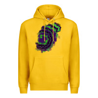 Lemon tie dye patch Premium Hoodie - RanaPortraitStore
