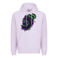 Lilac tie dye patch Premium Hoodie - RanaPortraitStore