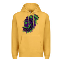 Mustard tie dye patch Premium Hoodie - RanaPortraitStore