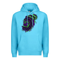 Ocean Blue tie dye patch Premium Hoodie - RanaPortraitStore