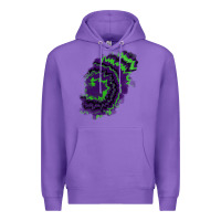 Purple tie dye patch Premium Hoodie - RanaPortraitStore