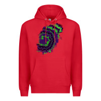 Red tie dye patch Premium Hoodie - RanaPortraitStore